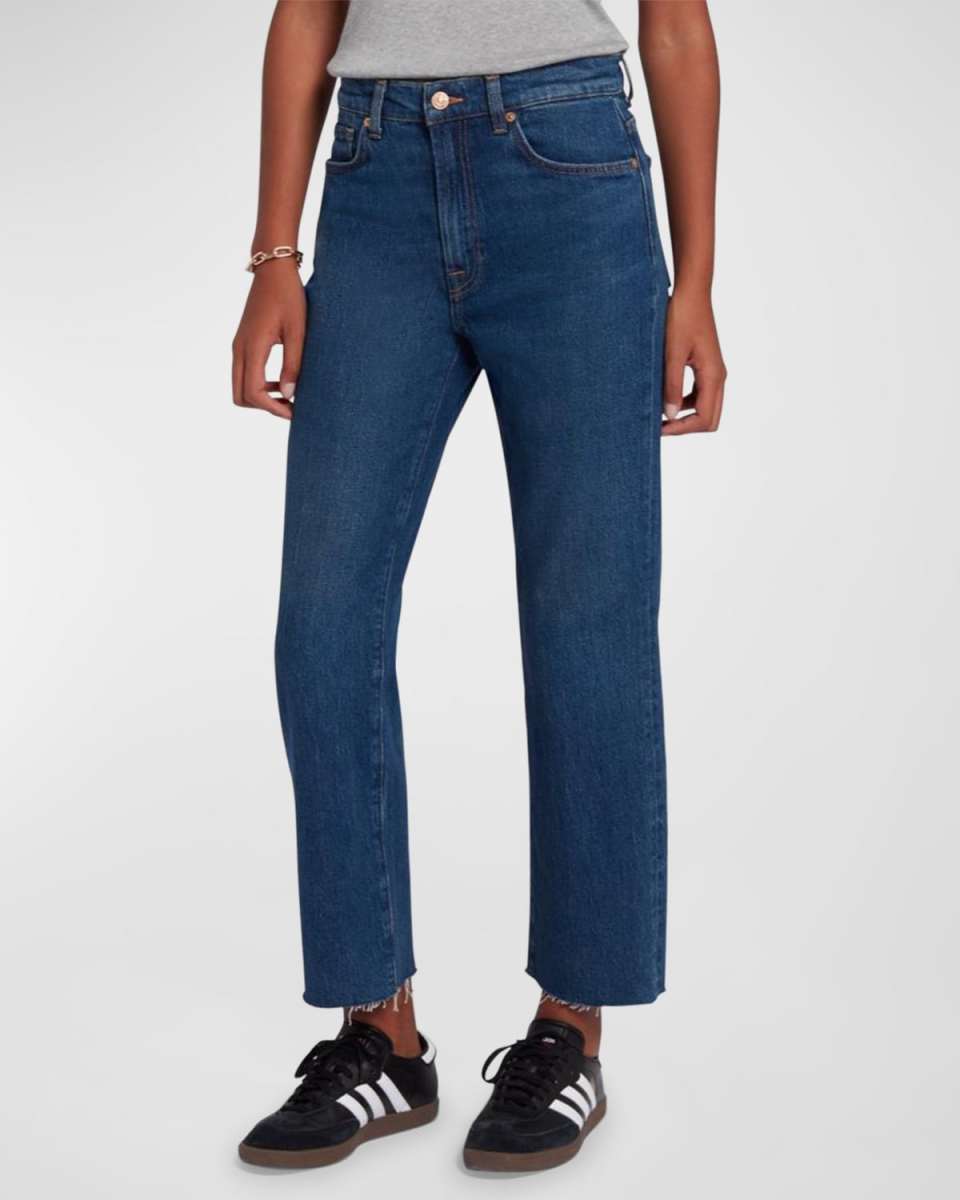 Logan Cropped Stovepipe Jeans