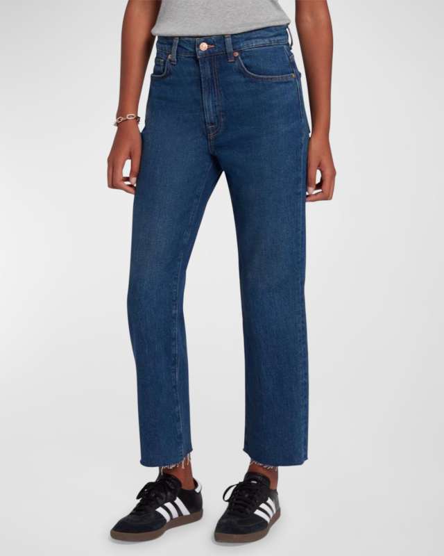 Logan Cropped Stovepipe Jeans