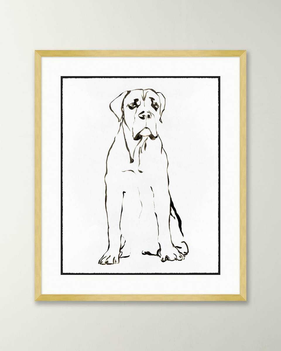Hound Drawing 3 Giclee