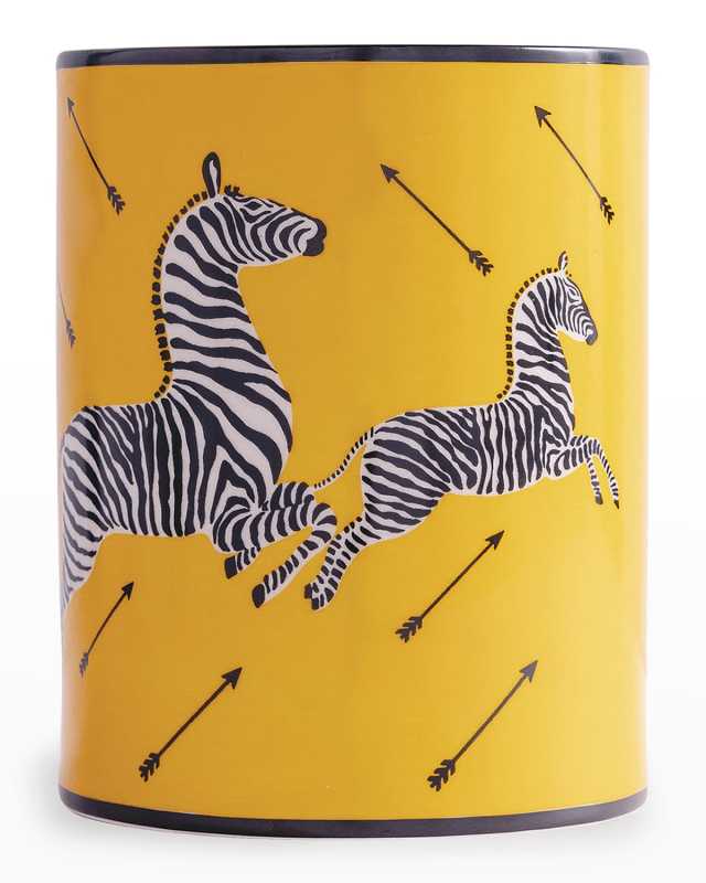 Zebra Green Ice Bucket