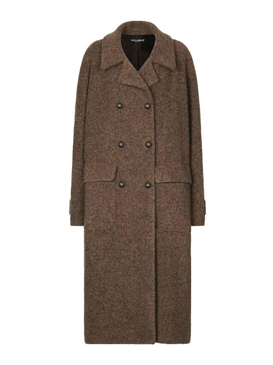 Dolce & Gabbana Manteau Court - Blanc