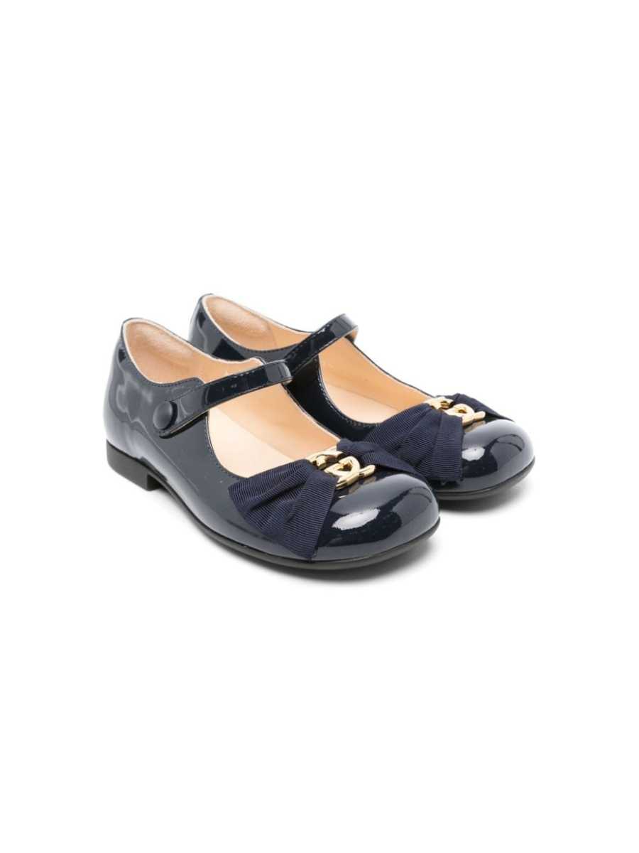 Interlocking G-plaque ballet flats