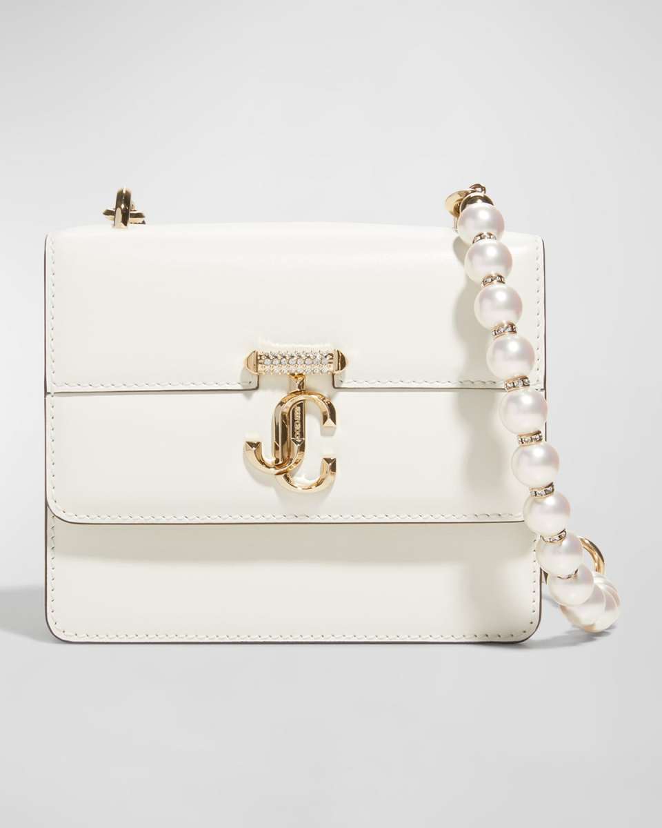 Varenne XS Pearly Flap Leather Shoulder Bag