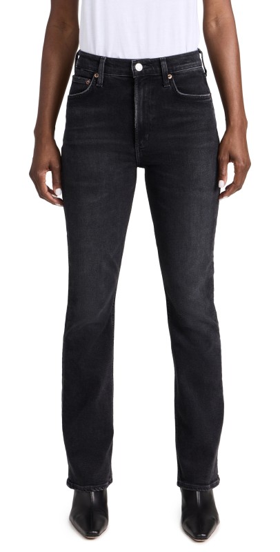 AGOLDE Nico Boot High Rise Slim Jeans Hotline