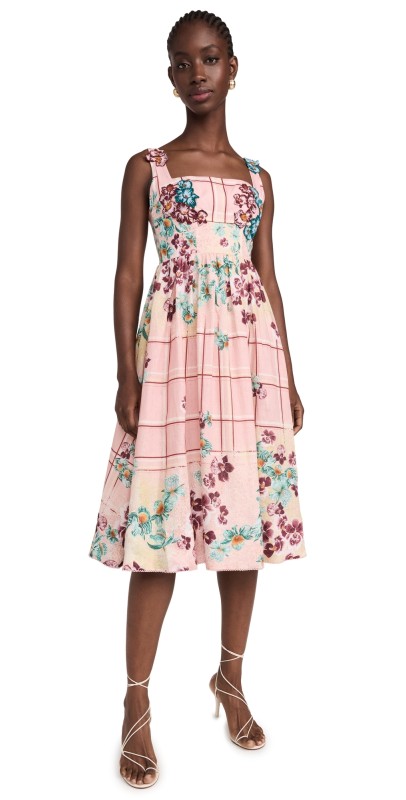 Agua by Agua Bendita Miramar Midi Prado Dress Multicolor
