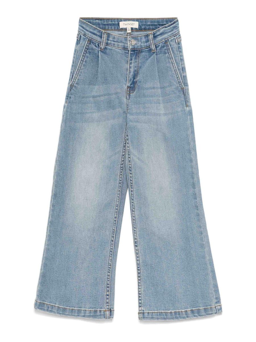 Twinset Pantalons Décontractés - Bleu Clair