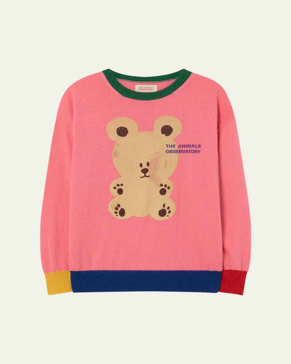 Kid's Bull Graphic Sweater, Size 2-12