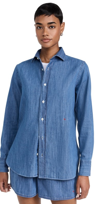 HOMMEGIRLS Denim Shirt Blue