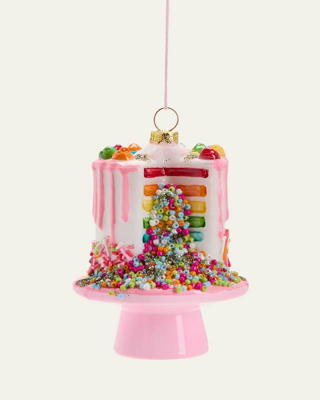 Confetti Cake Christmas Ornament