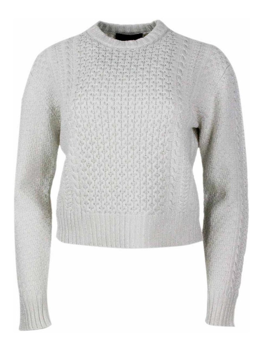 Fabiana Filippi Pull Col Rond - Blanc