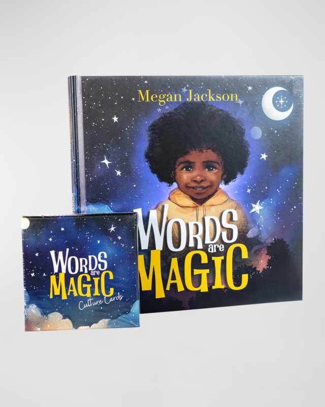 Kid's "Words are Magic" Book by Megan Jackson & Culture Cards Affirmation Set
