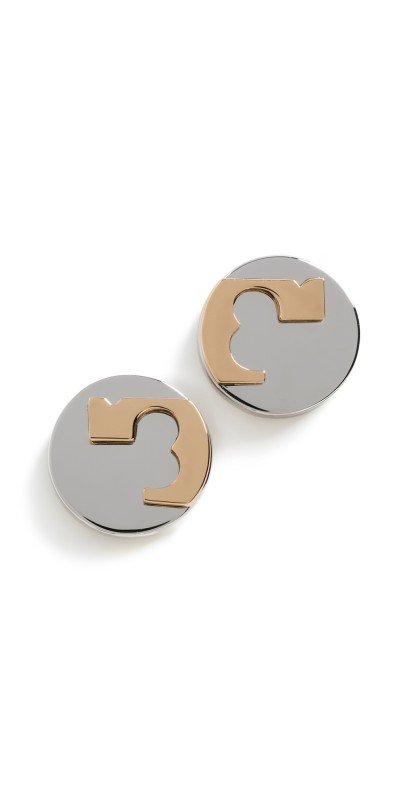 Tory Burch Essential Stud Earrings Tory Gold/Tory Silver