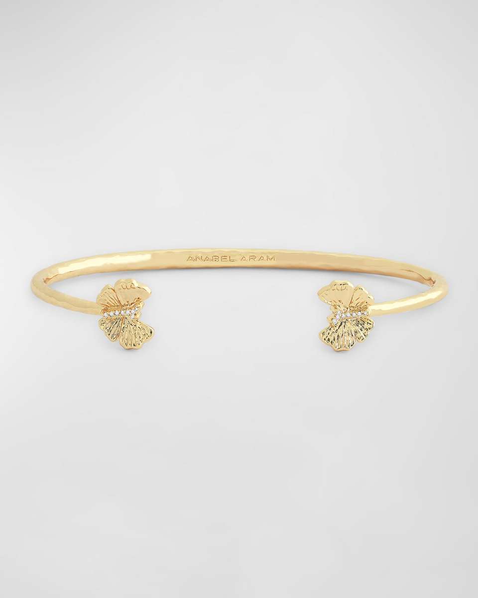 Butterfly Gold Bangle