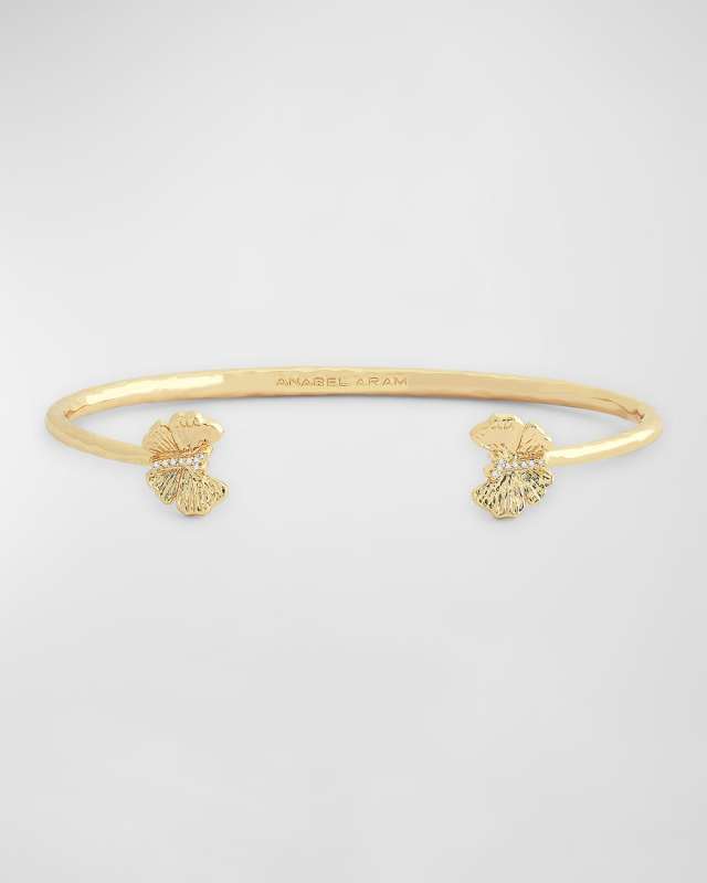 Butterfly Gold Bangle