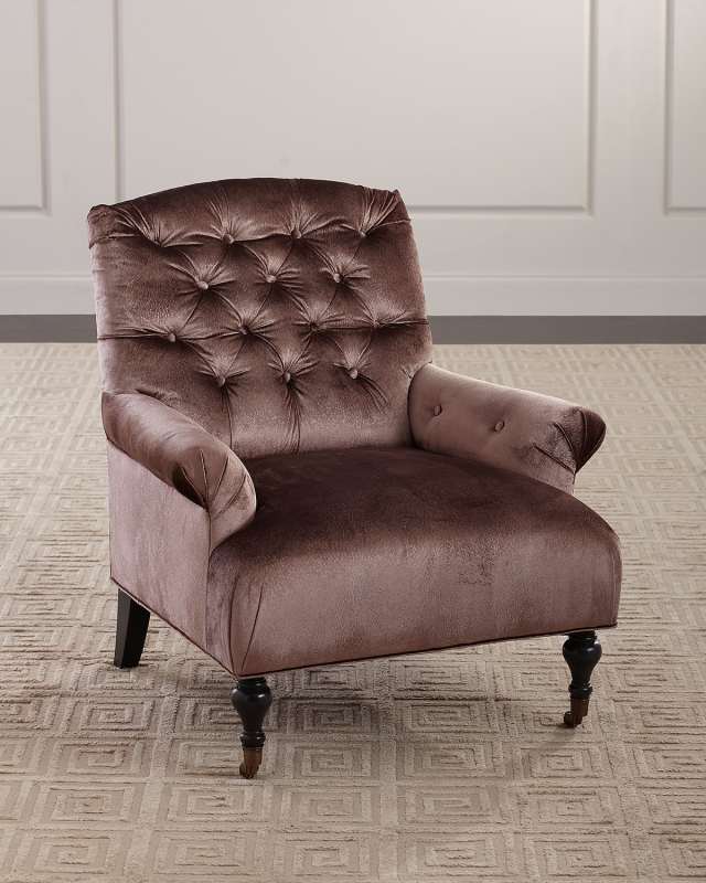 Starleaf Tufted Rolling Chair