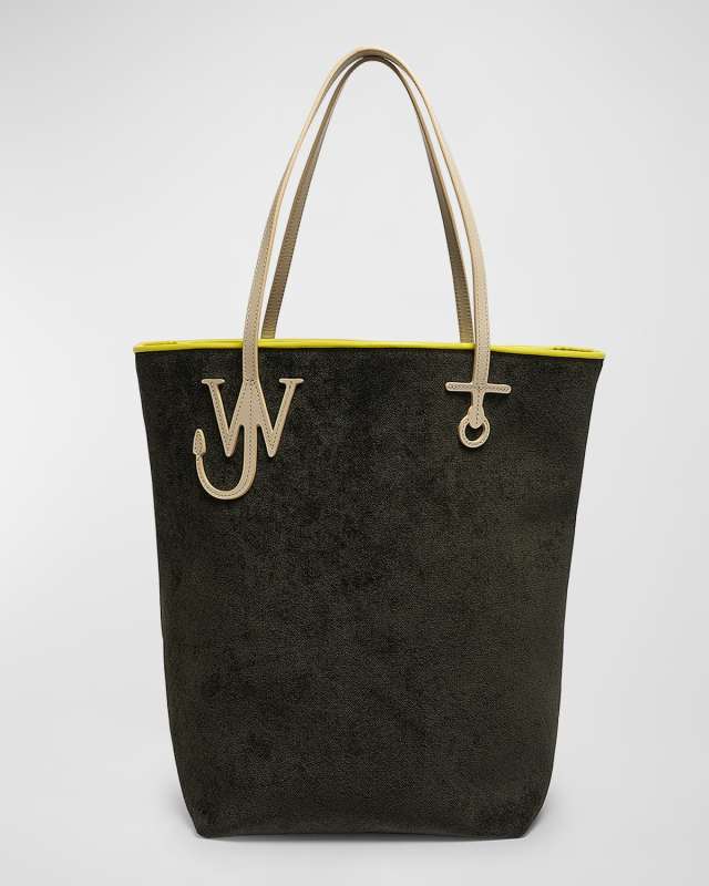 Anchor North-South Leather Tote Bag