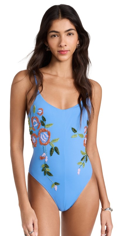 STAUD Nahla One Piece Diamond Rose