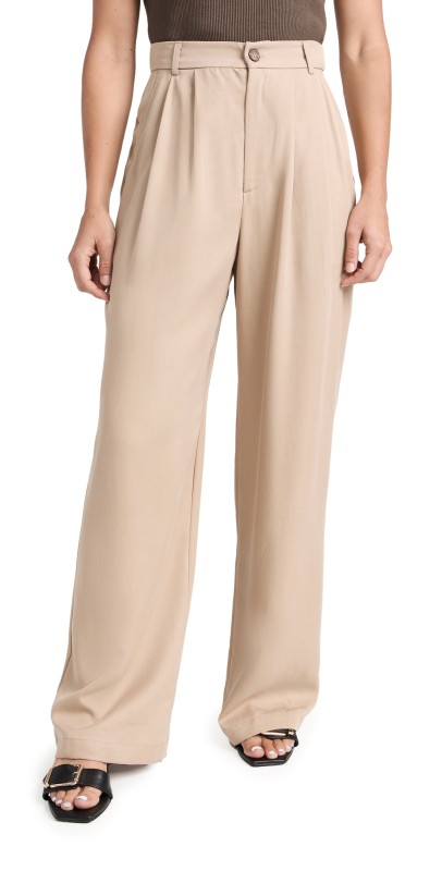 Reformation Mason Petite Pants Khaki