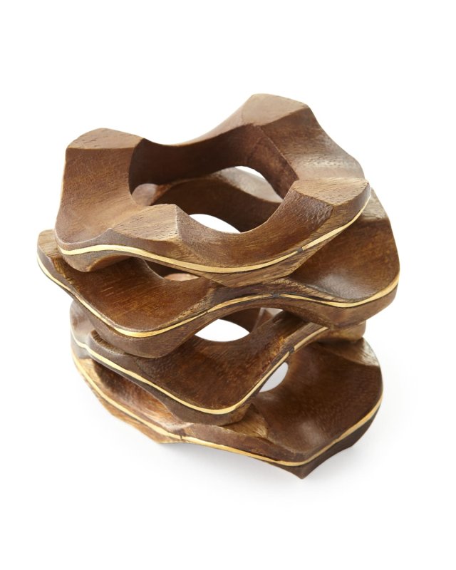Pavilion Wooden Napkin Ring