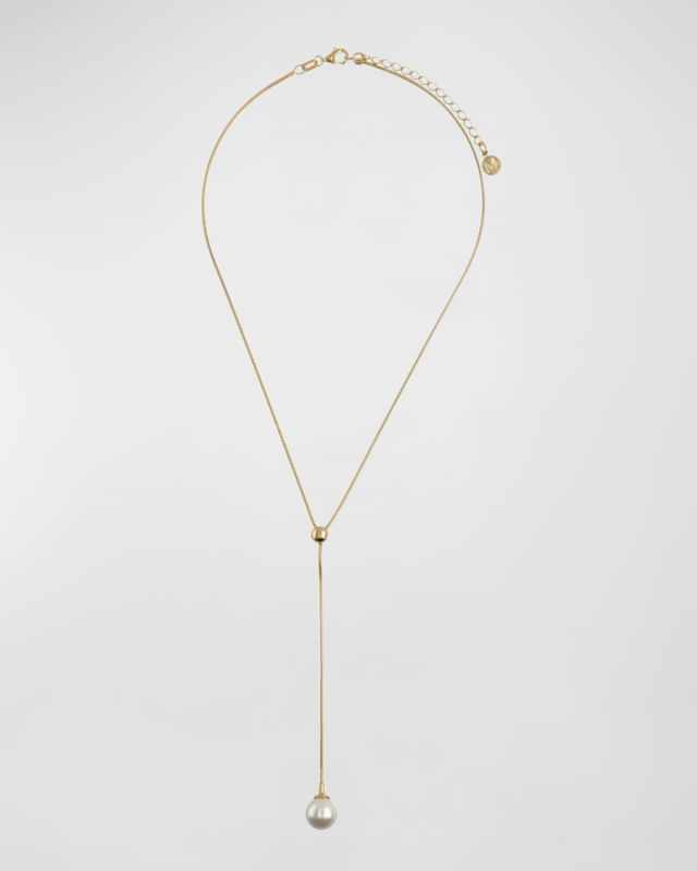 Alba Pearl Y-Drop Necklace