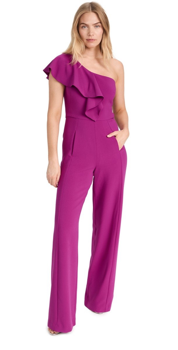 Black Halo Kallan Jmpsuit Berry Plum