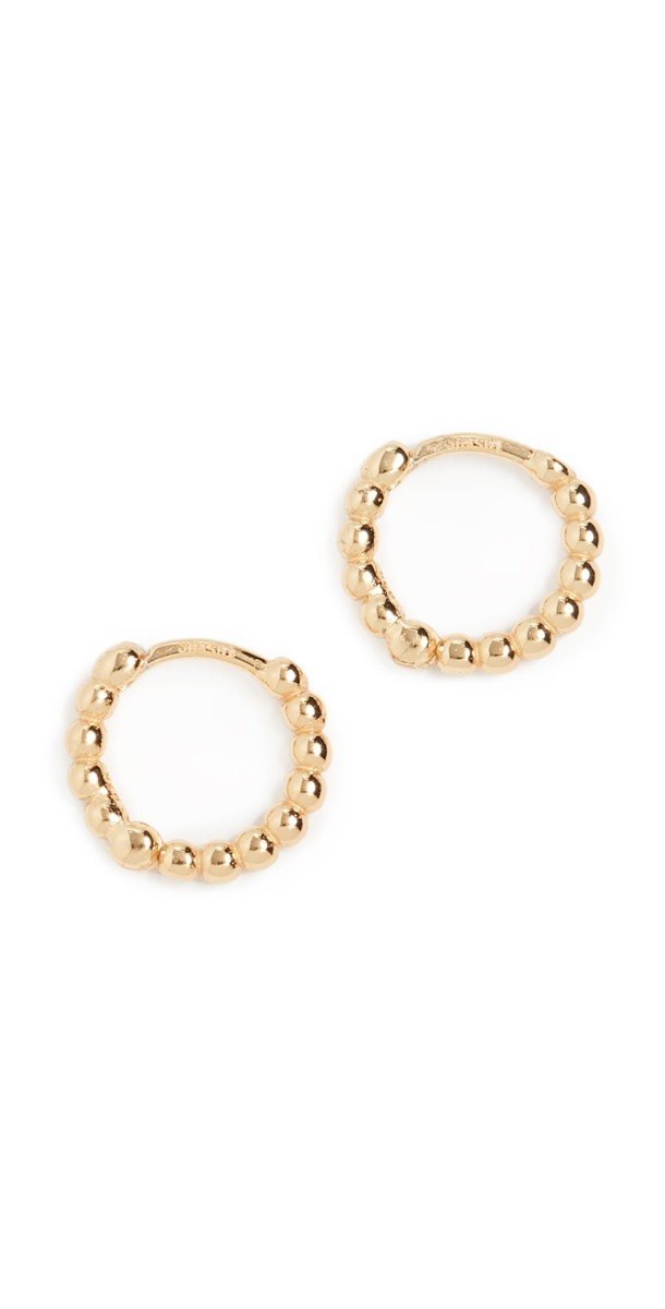 SHASHI Katerina Pebble Earrings Gold