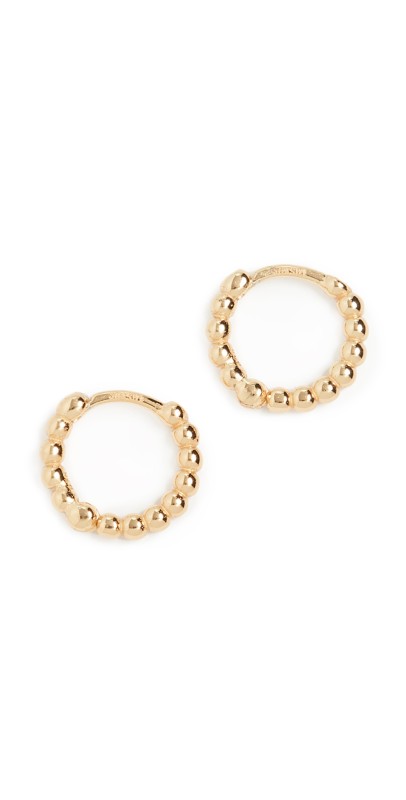 SHASHI Katerina Pebble Earrings Gold