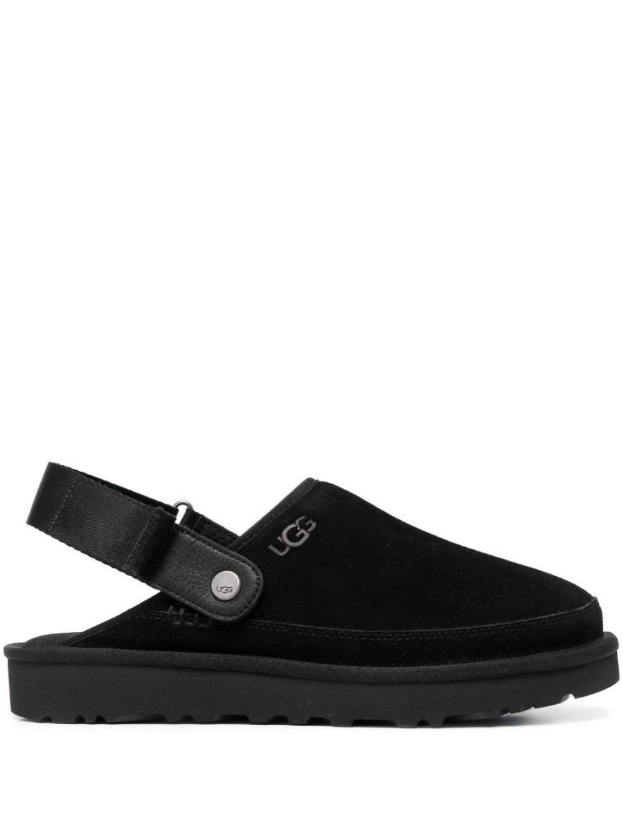 Goldencoast suede clogs
