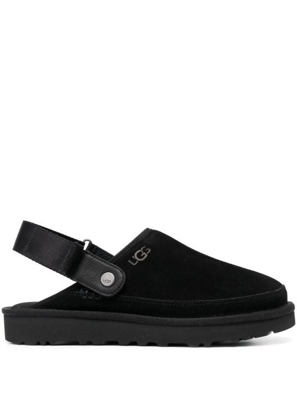 Goldencoast suede clogs
