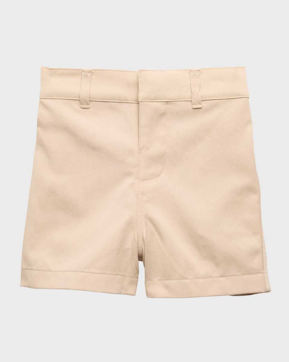 Boy's Embroidered Equestrian Knight Design Shorts, Size 6M-2