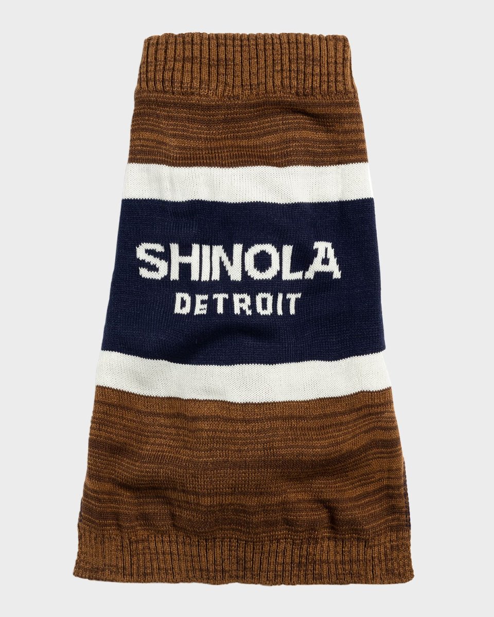 Logo Striped Pet Sweater, Siz