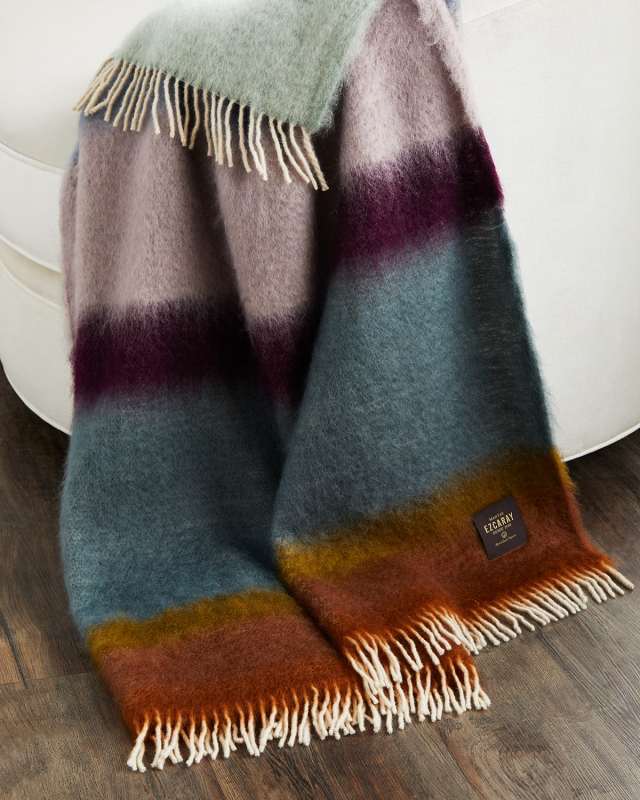 Matisse Collection Mohair-Blend Throw Blanket