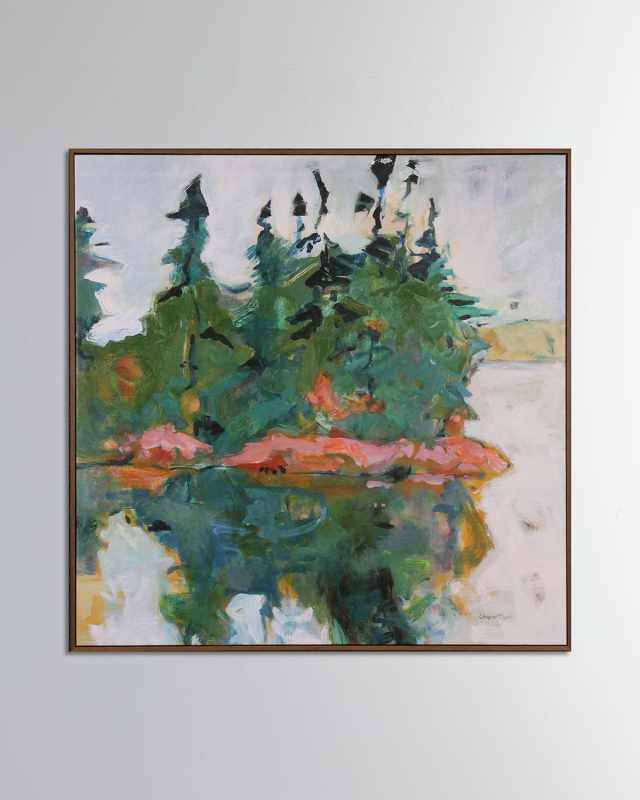 Lake Martin Giclee on Stretched Canvas, 40"Sq