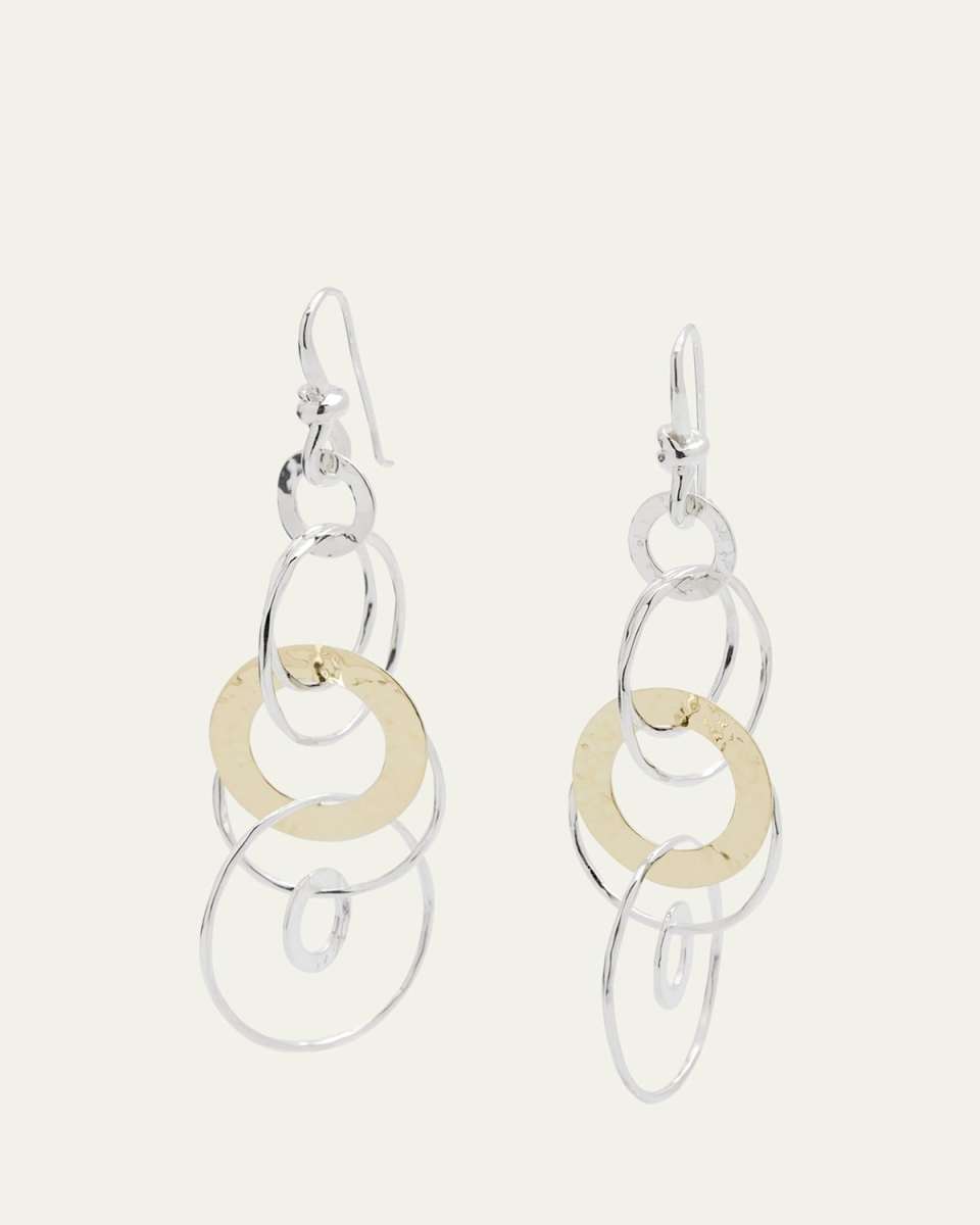 Hammered Jet Set Earrings in Chimera