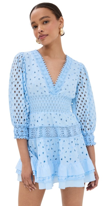 Temptation Positano Boboli Dress Cielo