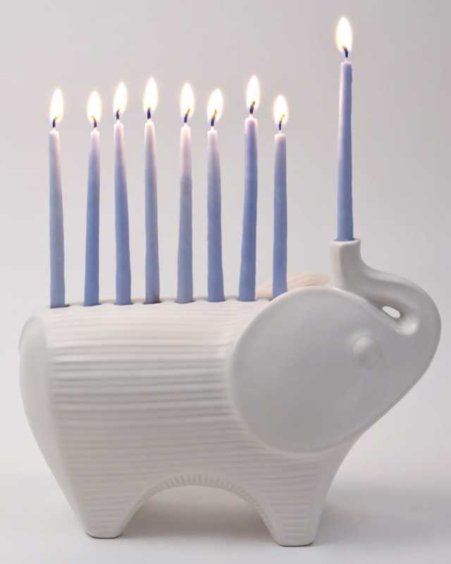 Elephant Menorah