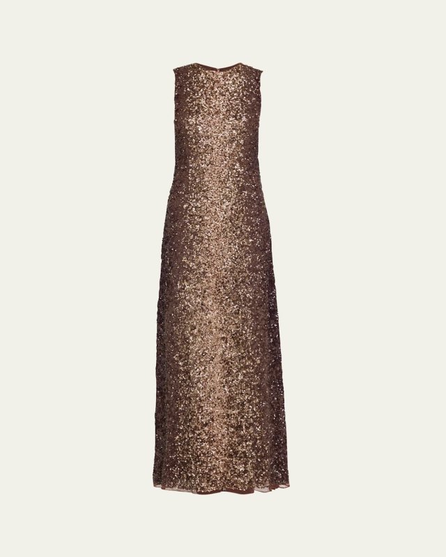 Margot Sequined Trumpet Gown