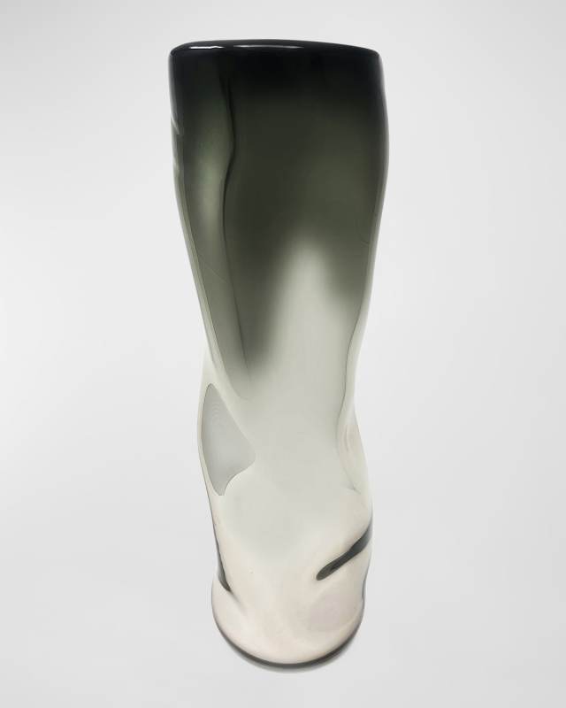 Wavy Mirrored Vase