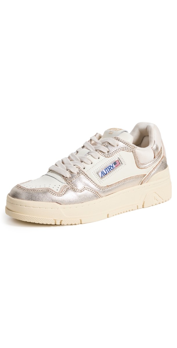 Autry CLC Low Sneakers Met/Bot White/Platinum