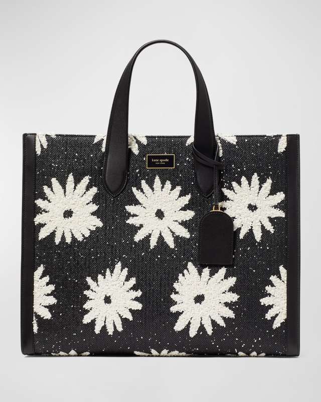 manhattan large floral tote bag