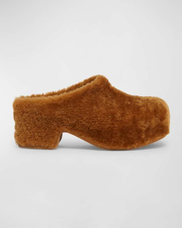 Shearling Cozy Slide Clogs