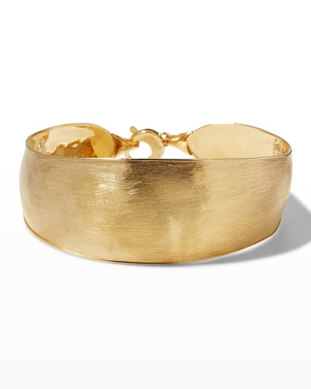 Lunaria 18K Yellow Gold Bangle Bracelet