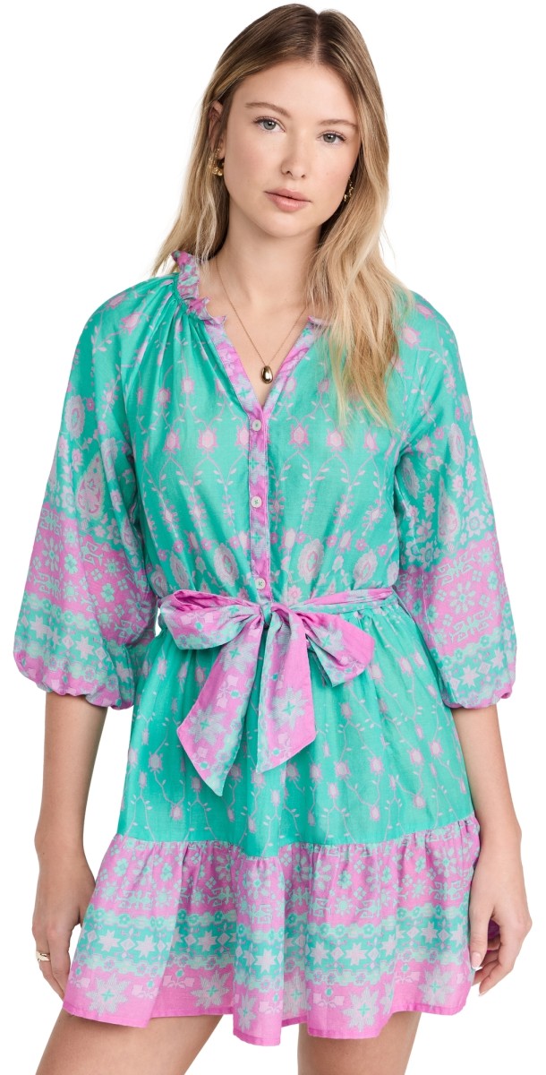 Shoshanna Michel Dress Mint/Pink