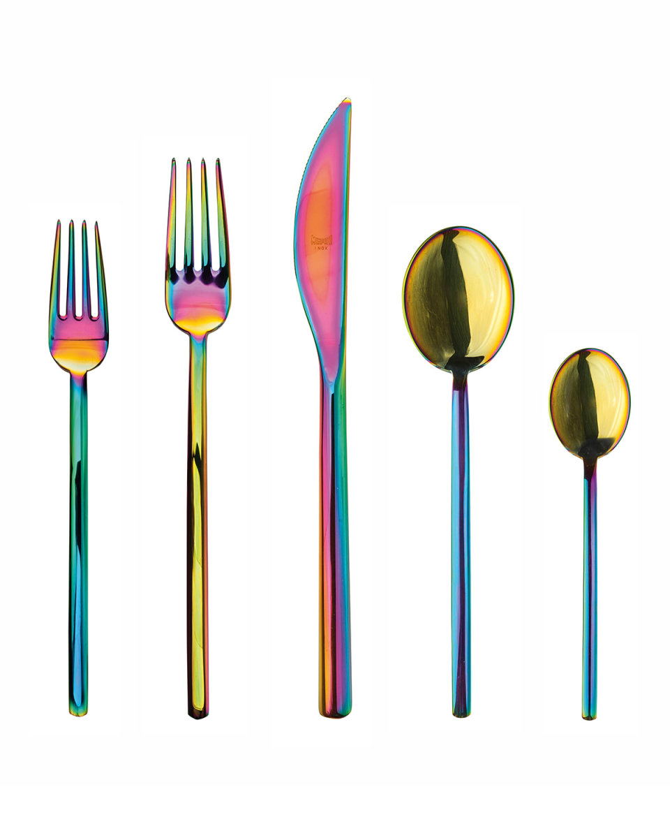 Due Rainbow 20-Piece Flatware Set