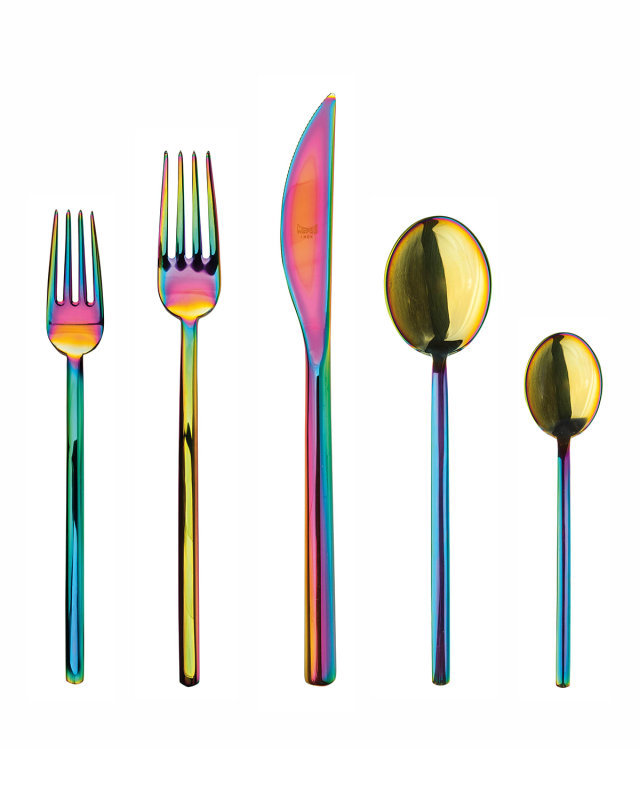 Due Rainbow 20-Piece Flatware Set