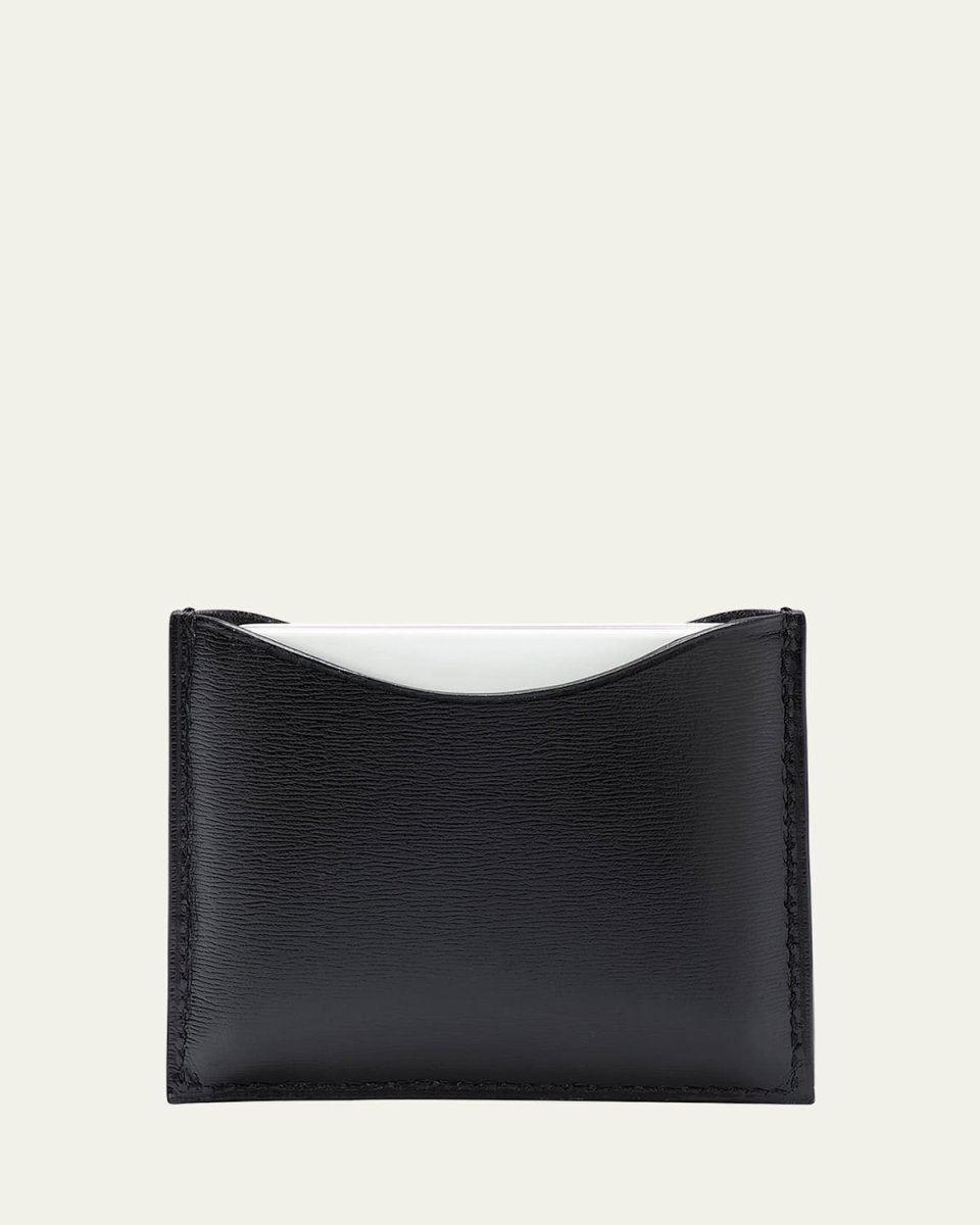 Refillable Vegan Fine Leather Compact Case