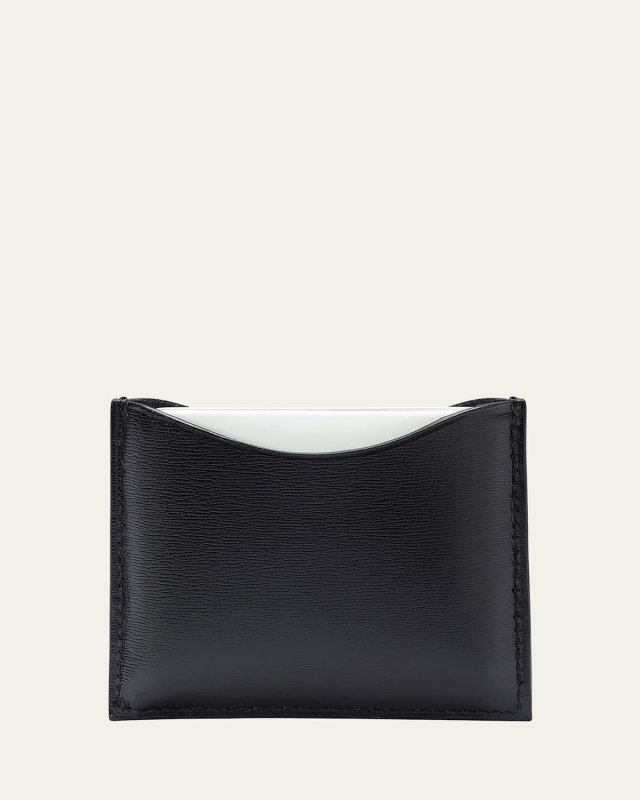 Refillable Vegan Fine Leather Compact Case