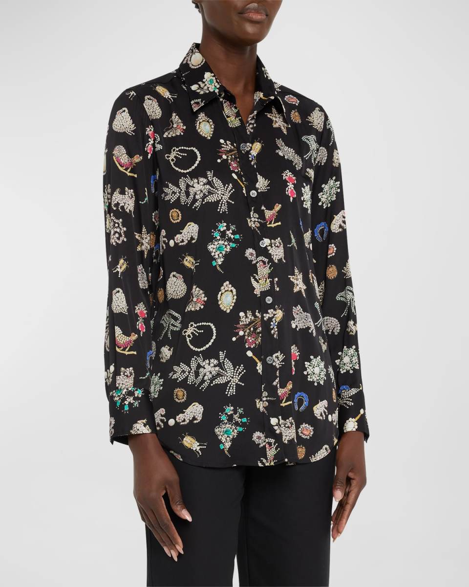 Black Diamond Pins Printed New Classic Shirt