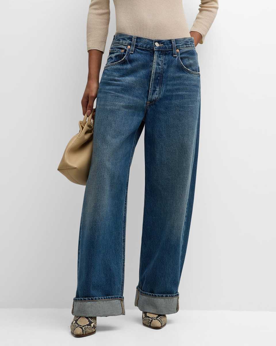 Ayla Baggy Cuffed Cropped Jeans