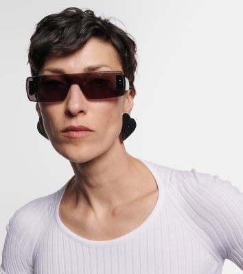ALAIA Logo rectangular sunglasses